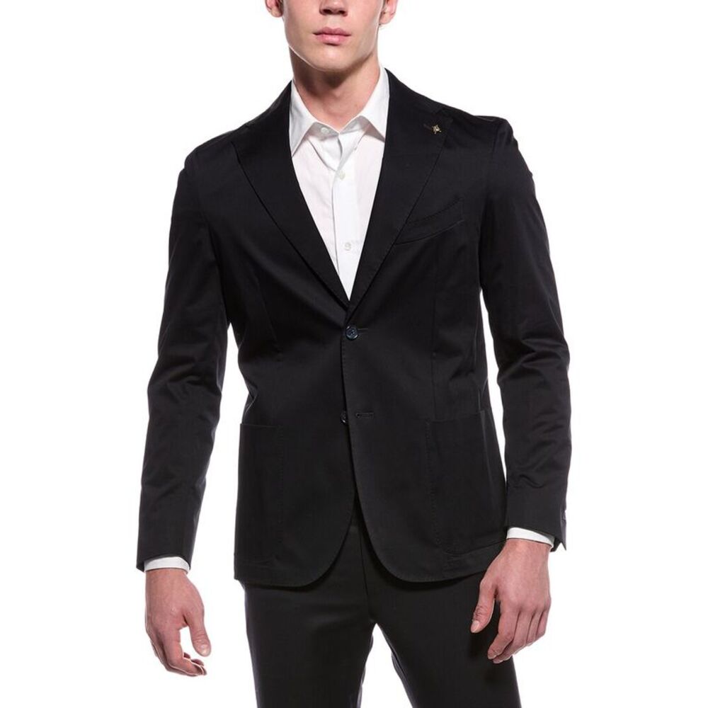 Corneliani Mens  Cc Collection Unlined Blazer, Black